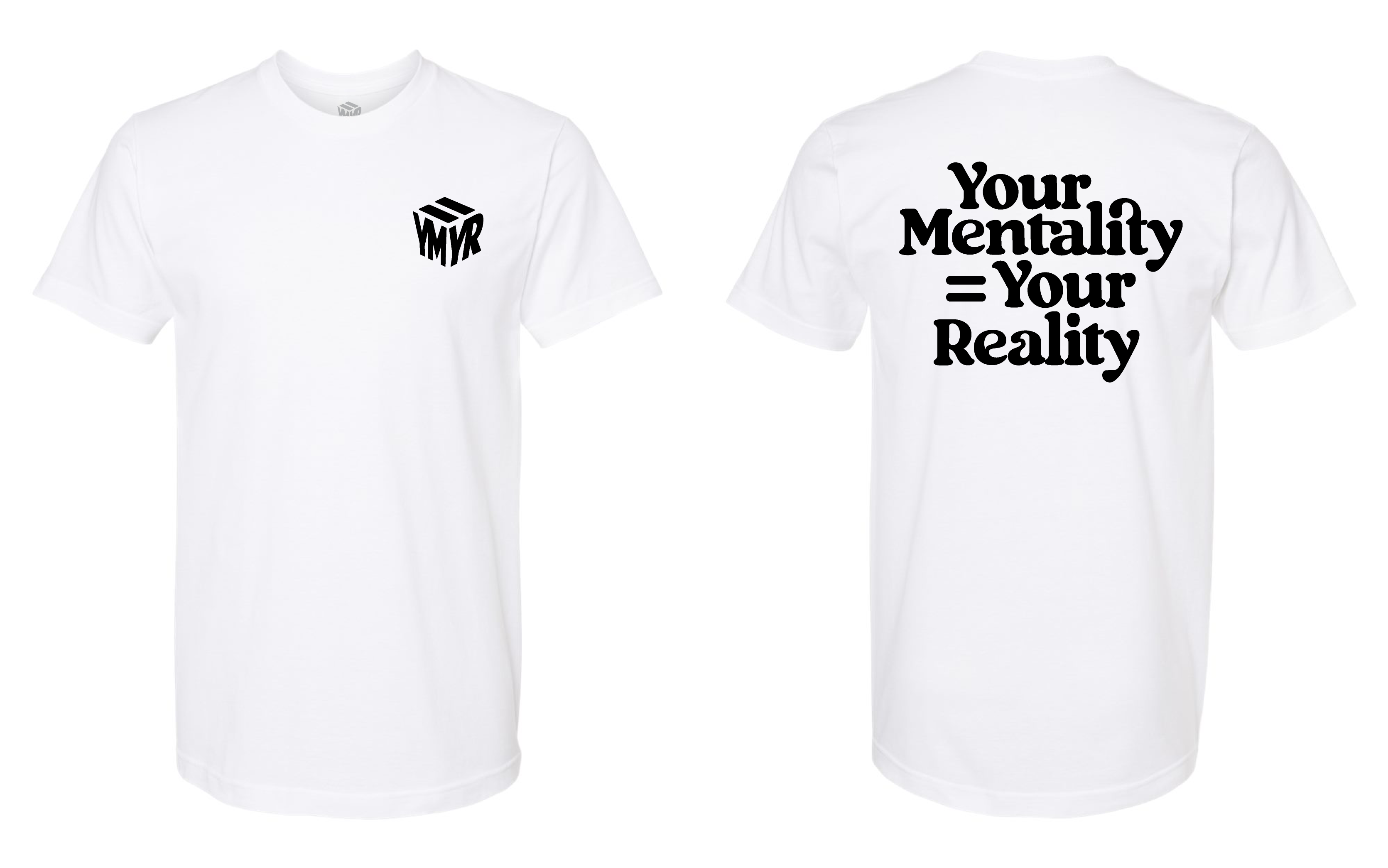 White YMYR Tee
